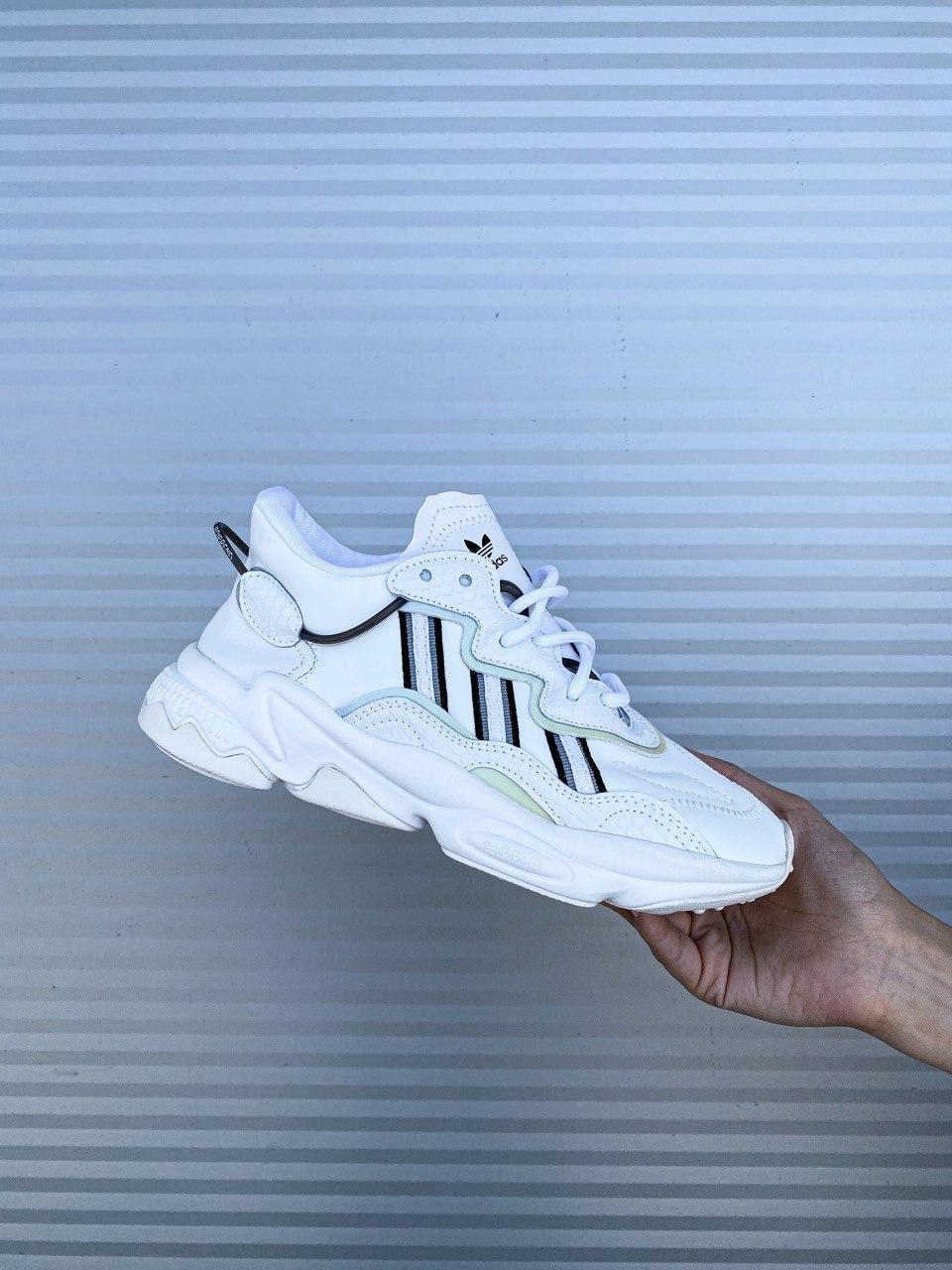 

Женские кроссовки Adidas Ozweego Reflective White / Адидас Озвиго Рефлективные Белые 39, Белый