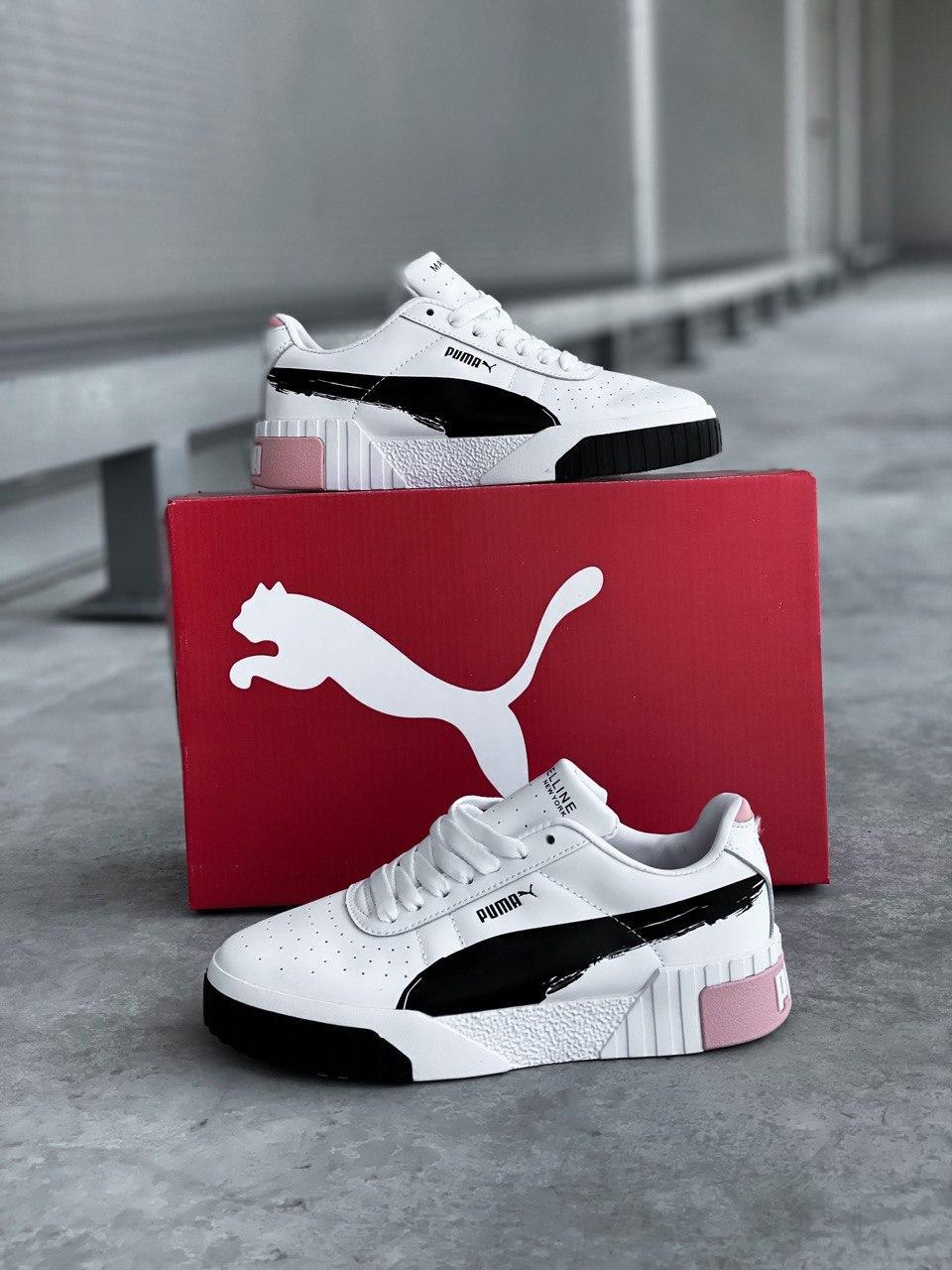 

Женские кроссовки PUMA Cali White Black Pink / Пума Кали Белые Черные Розовые 37, Белый