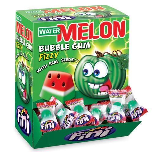 

Блок жвачек Fini Watermelon Fizzy Bubble Gum 200 шт