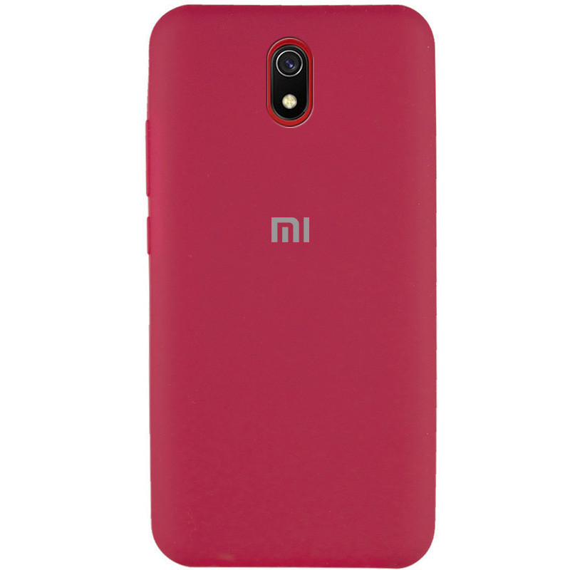 

Чехол силиконовый Full Protective (AA) для Xiaomi Redmi 8a Красный / Rose Red