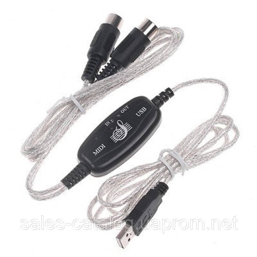 

Кабель USB MHZ MIDI адаптер к ПК 000421, КОД: 1723993