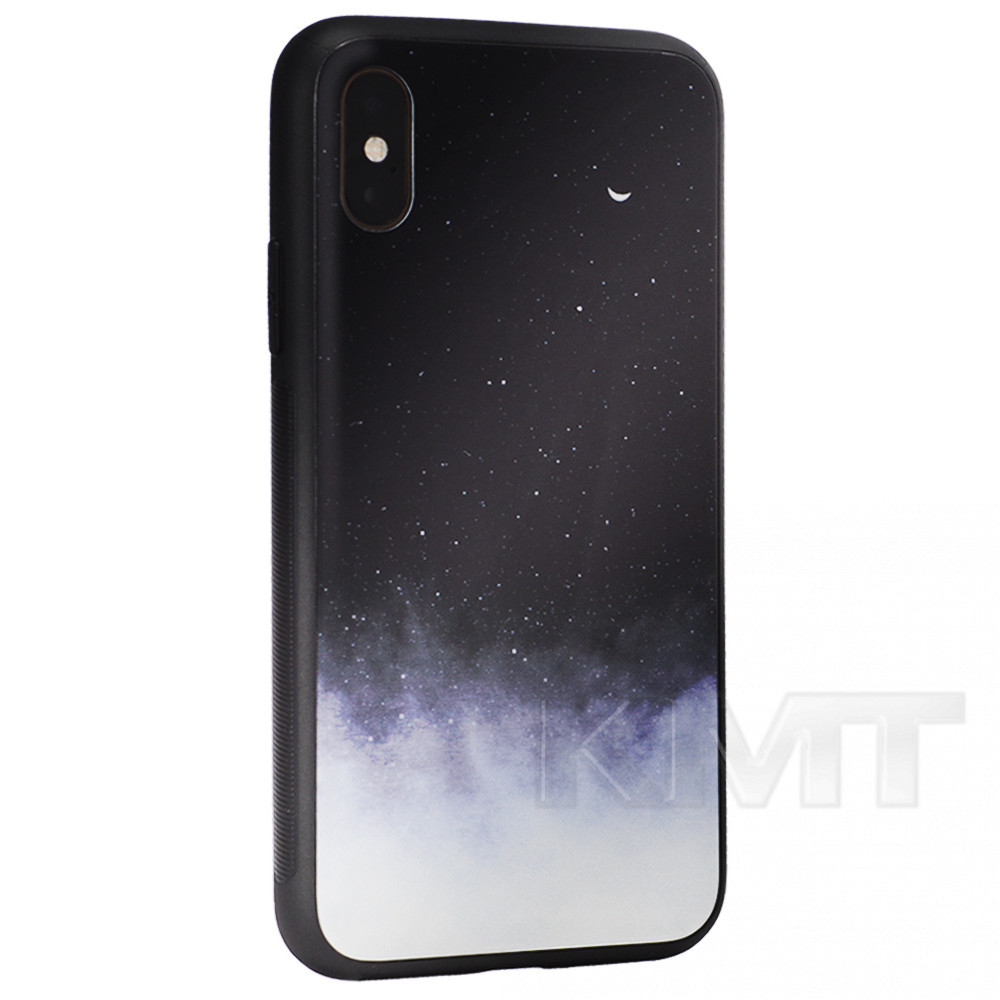 

Чехол Glass with print TPU Case — Xiaomi Redmi 7 — Space, С дизайном