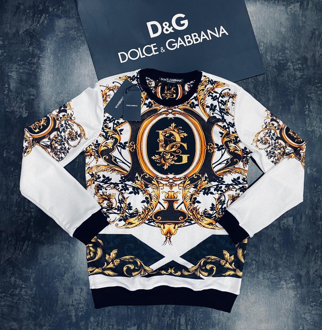 

Мужской стильный свитшот (Dolce Gabbana) Made in Italy L