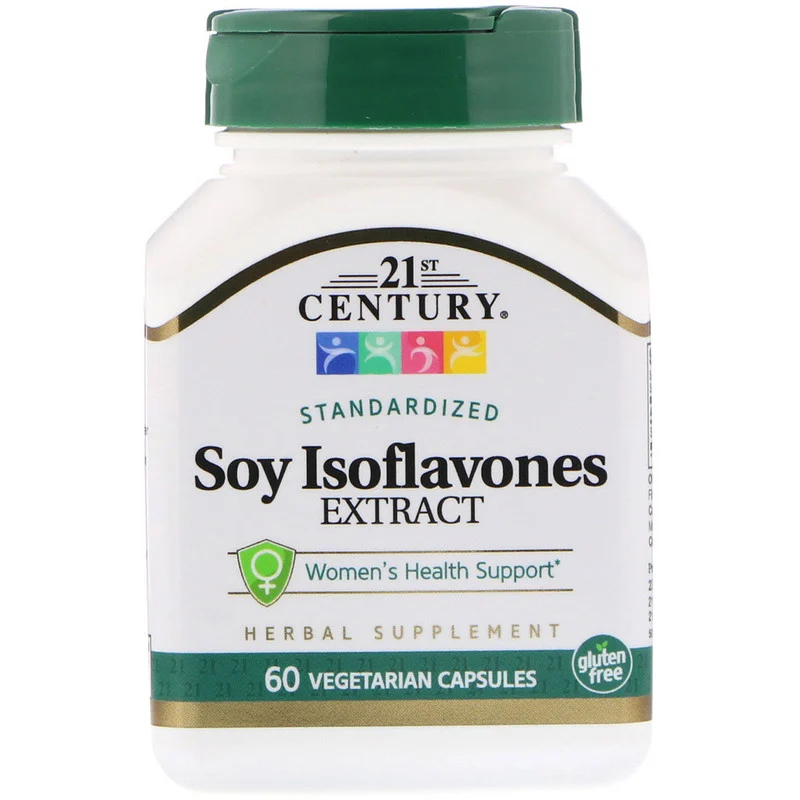 Soy Isoflavones Extract Standardized 21st Century 60 капсул