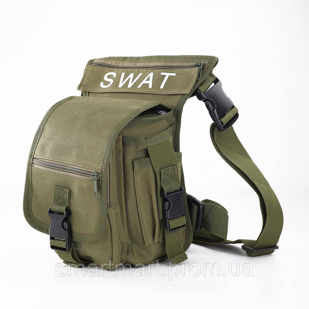 

Набедренная поясная сумка TACTICAL B05 Swat Хаки hubONvv29810, КОД: 1640505