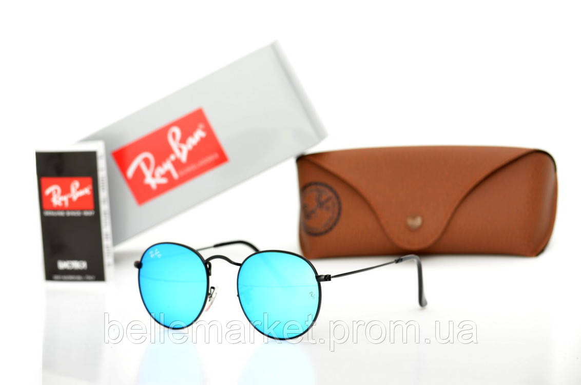 

Ray Ban Круглые 3447aqua-b SKL26-146288