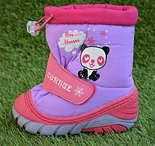 Дитячі зимові чоботи дутики для дівчинки р19-24