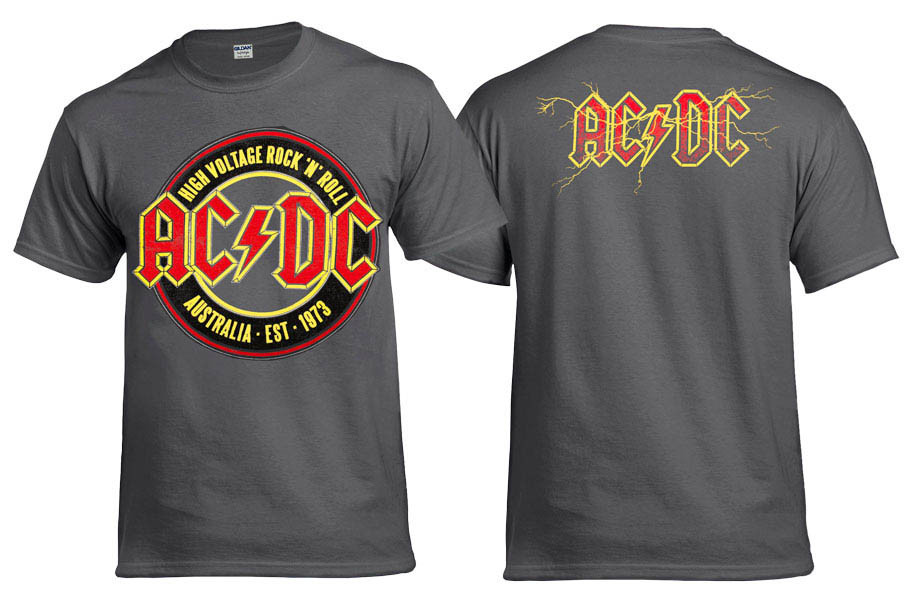 

Футболка AC/DC Australia 1973 графитовая XL