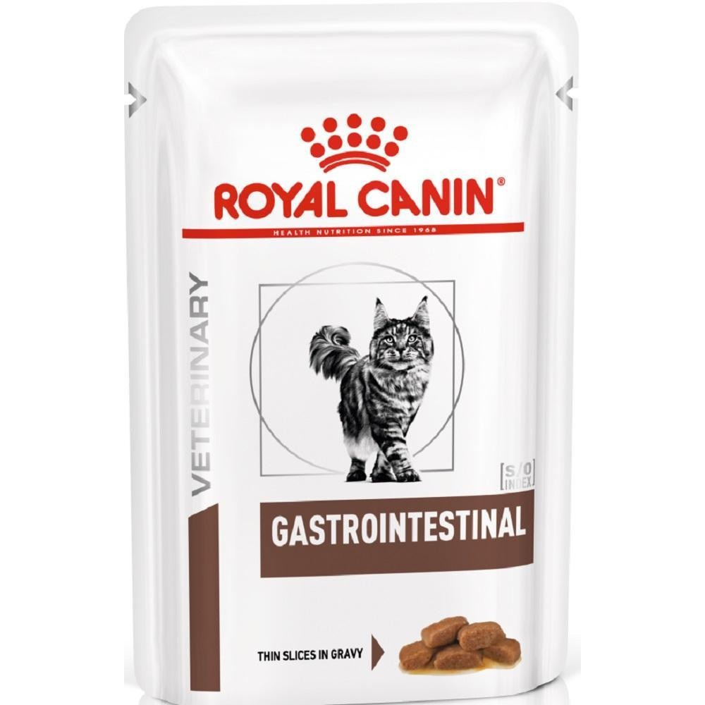 

Паучи Royal Canin Gastro-Intestinal Feline 85г (в упаковке 12шт.)