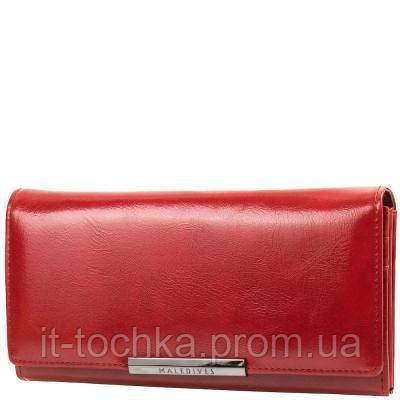 

Кошелек женский кожаный maledives dnkm-p24-21-red