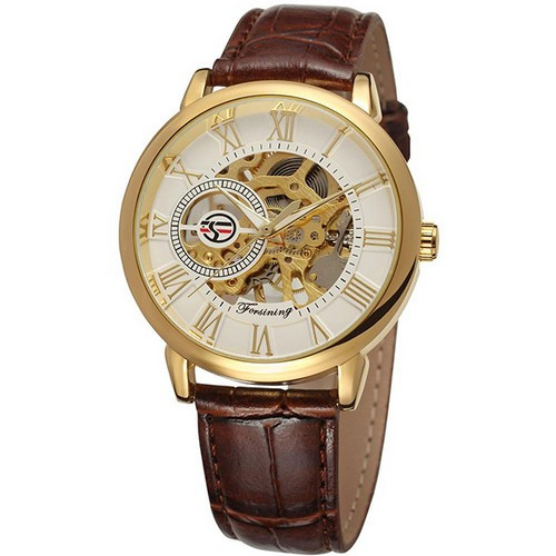 

Forsining 8099 Brown-Gold-White