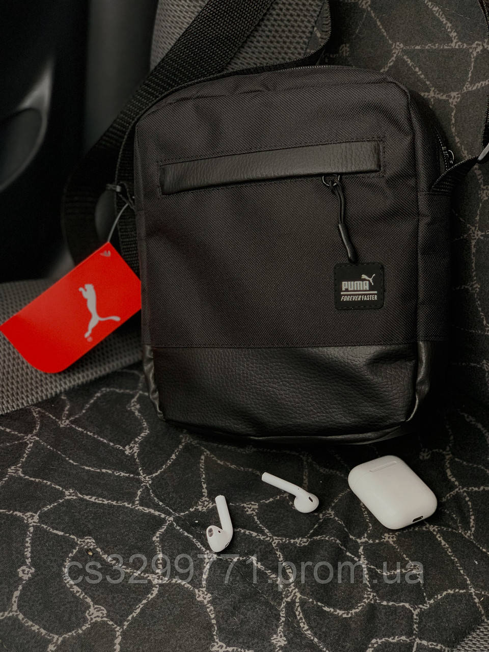 

Мужская барсетка Puma ( черная ), Черный