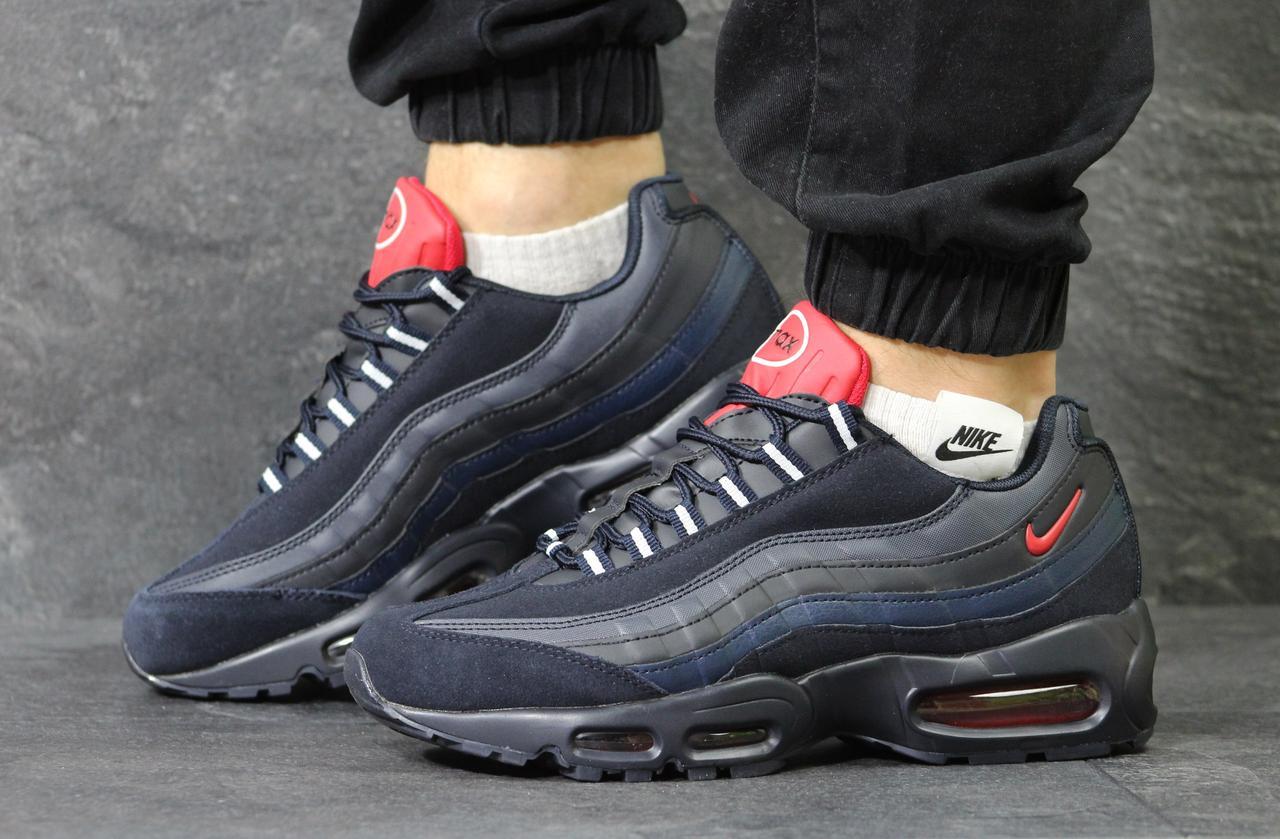 

Мужские кроссовки в стиле Nike 95, синие 45(28,5 см), последний размер