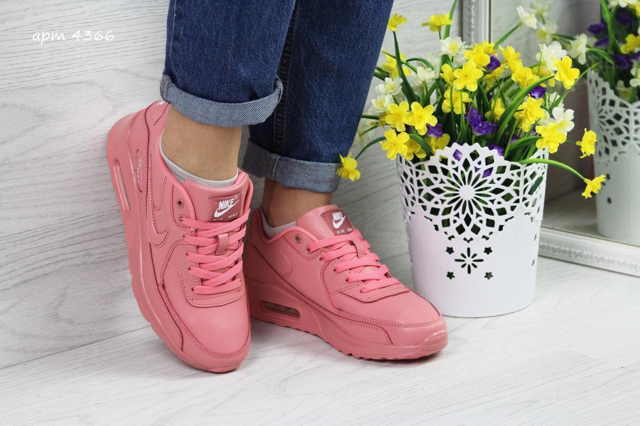 

Женские кроссовки в стиле Nikе Air Max 90, розовые 39(24,7 см), размеры:36,37,38,39