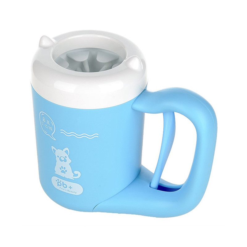 

Стакан для мытья лап Hoopet W037 Blue S лапомойка домашних животных, Синий