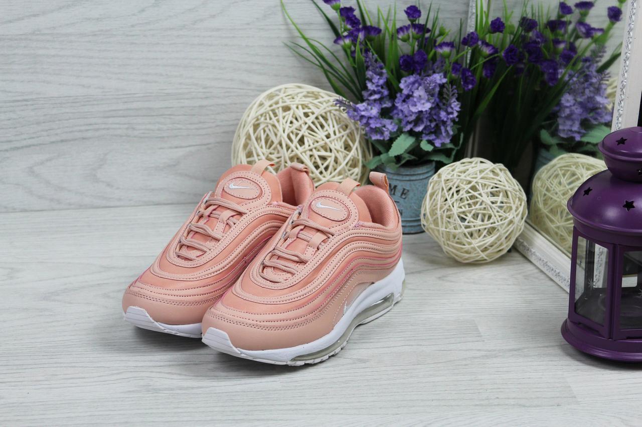 

Женские кроссовки в стиле Nike Air Max 97, персиковые 38(25 см), размеры:38,41