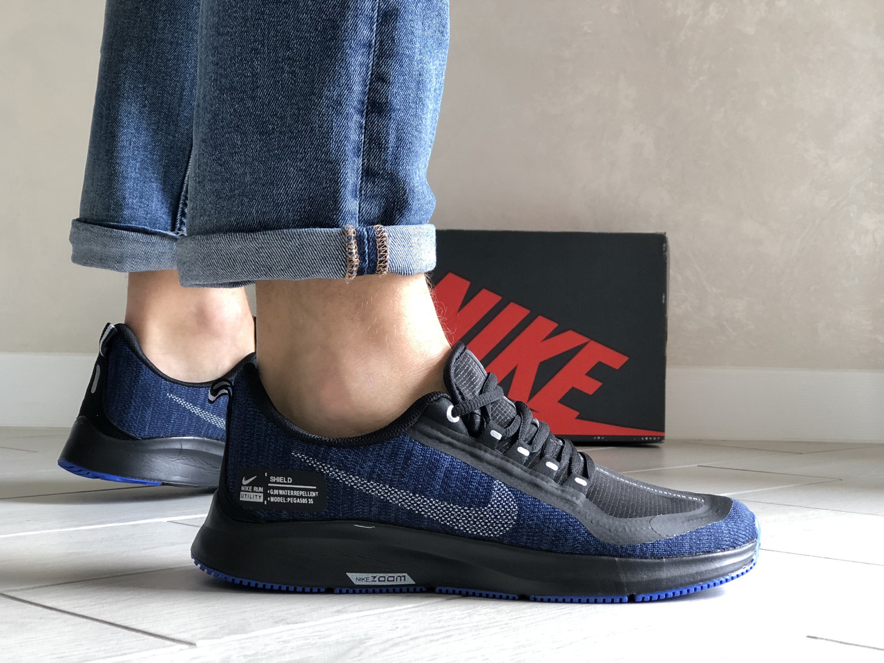

Мужские кроссовки в стиле Nike Run Utility, сетка, синие 42(26,6 см), размеры:41,42,44,45