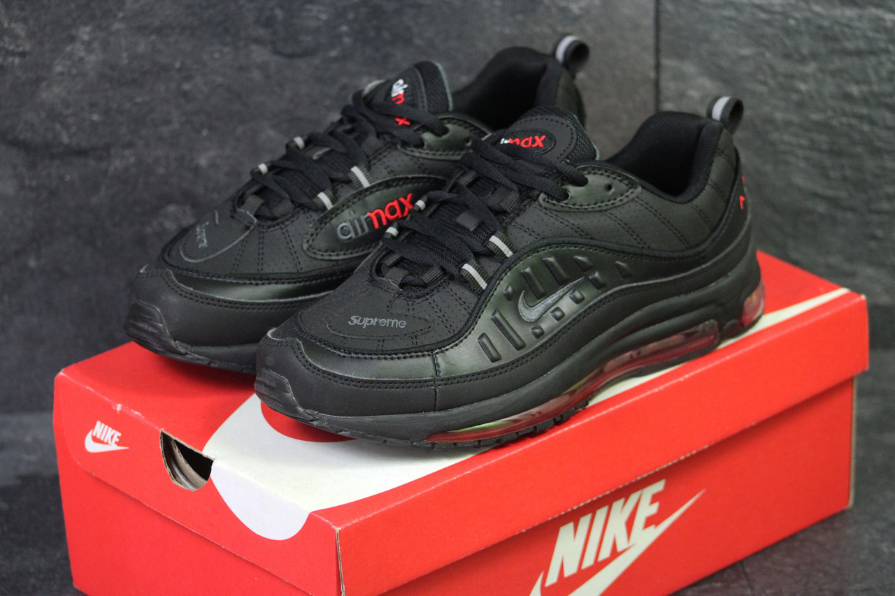 

Мужские кроссовки в стиле Nike Air Max 98 x Supreme, 46(29,7 см), размеры:41,43,44,45,46