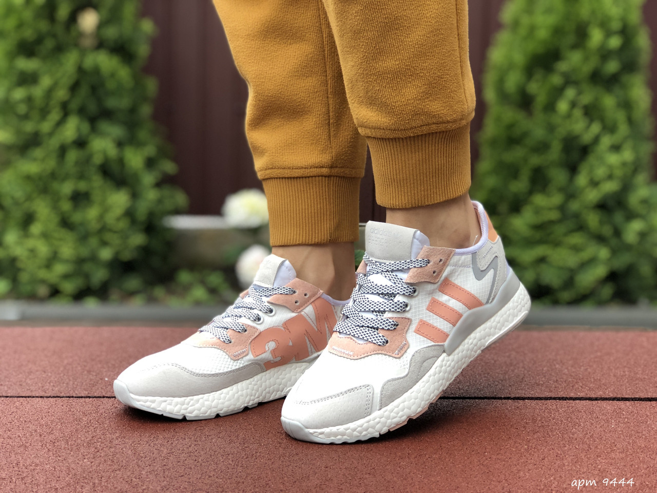 

Женские кроссовки в стиле Adidas Nite Jogger Boost 3M, сетка, замша, разноцветные 38(24,5 см)