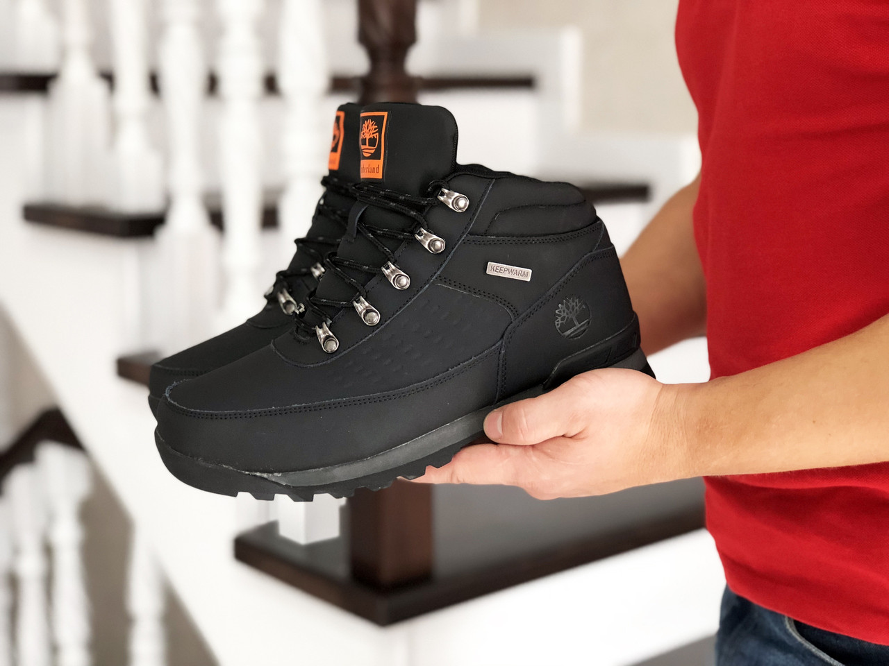 

Мужские зимние ботинки на меху в стиле Timberland, кожа, черные с оранжевым 45 (29 см), размеры:42,43,44,45,46