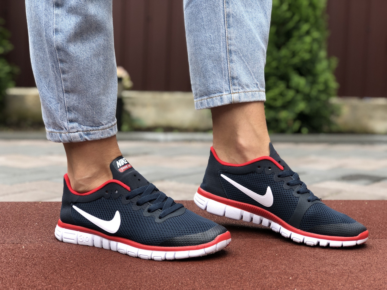 

Женские кроссовки в стиле Nike Free Run 3,0, сетка, синие с красным, 37 (23,4 см), размеры:36,37,38,39,40