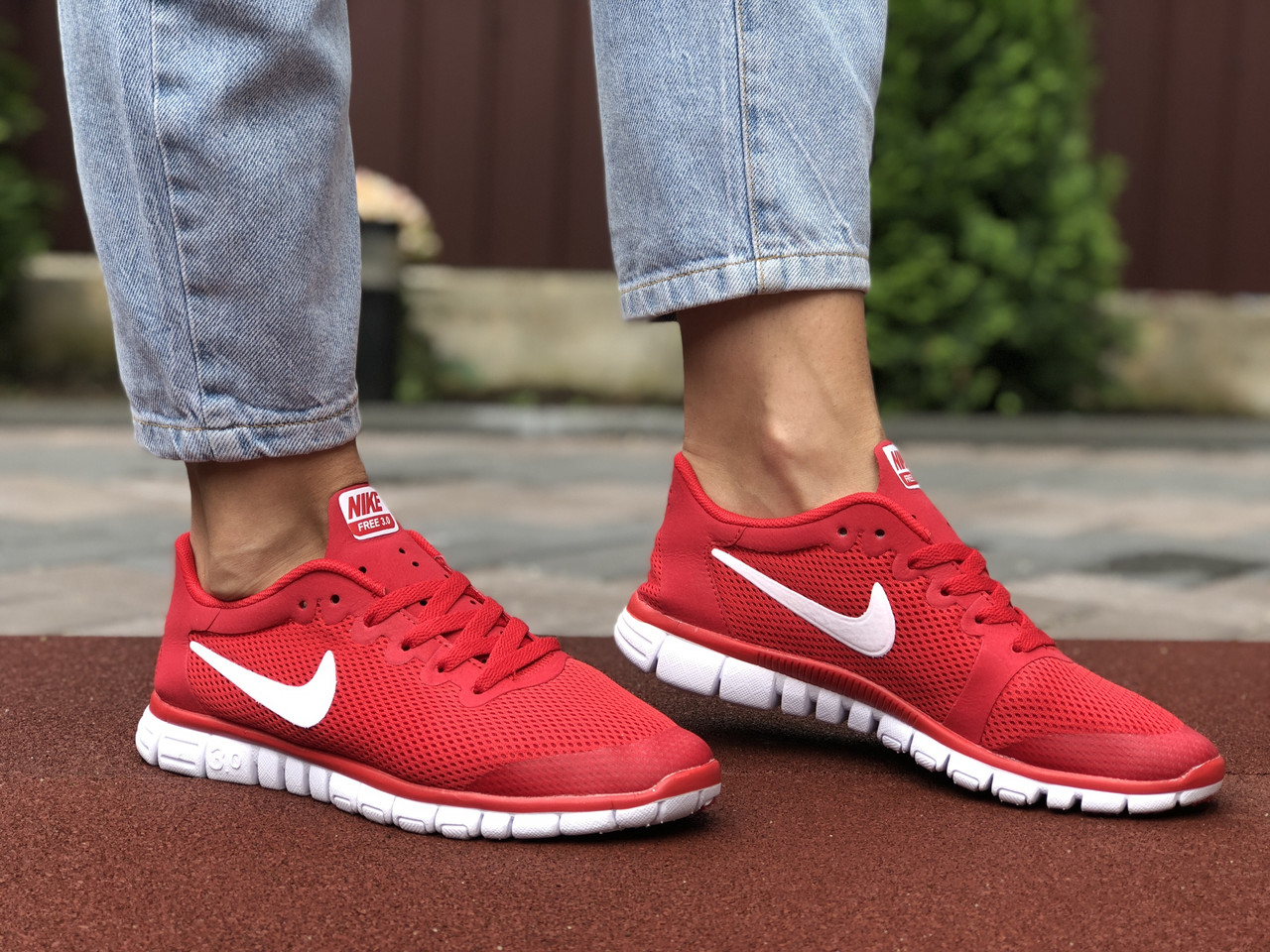 

Женские кроссовки в стиле Nike Free Run 3,0, сетка, красные, 39 (24,8 см), размеры:36,37,38,39,40