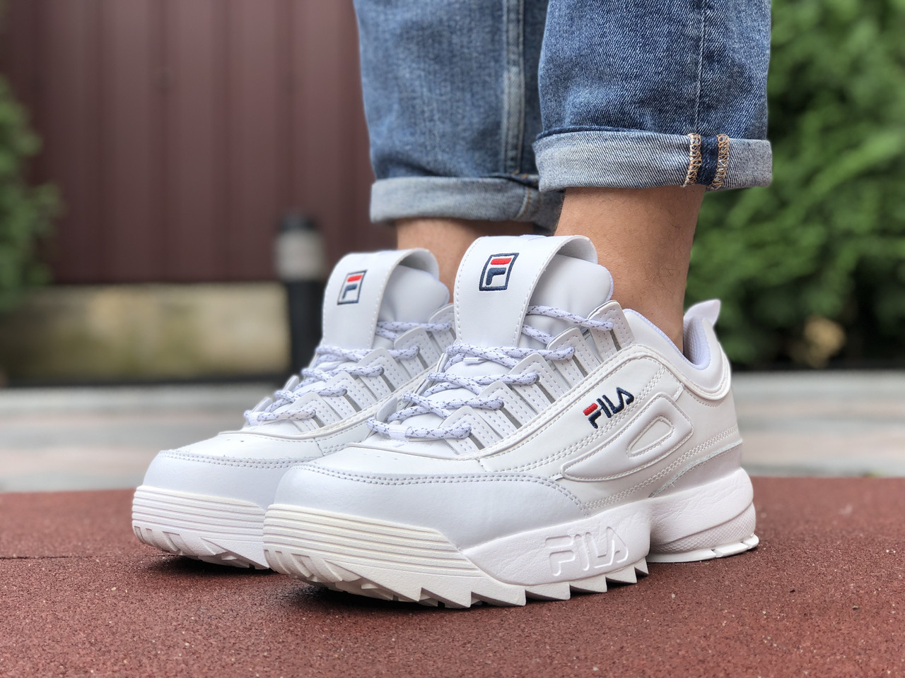 

Мужские кроссовки Fila Disruptor 2, кожа, белые 41, размеры:41,42,43,44,45