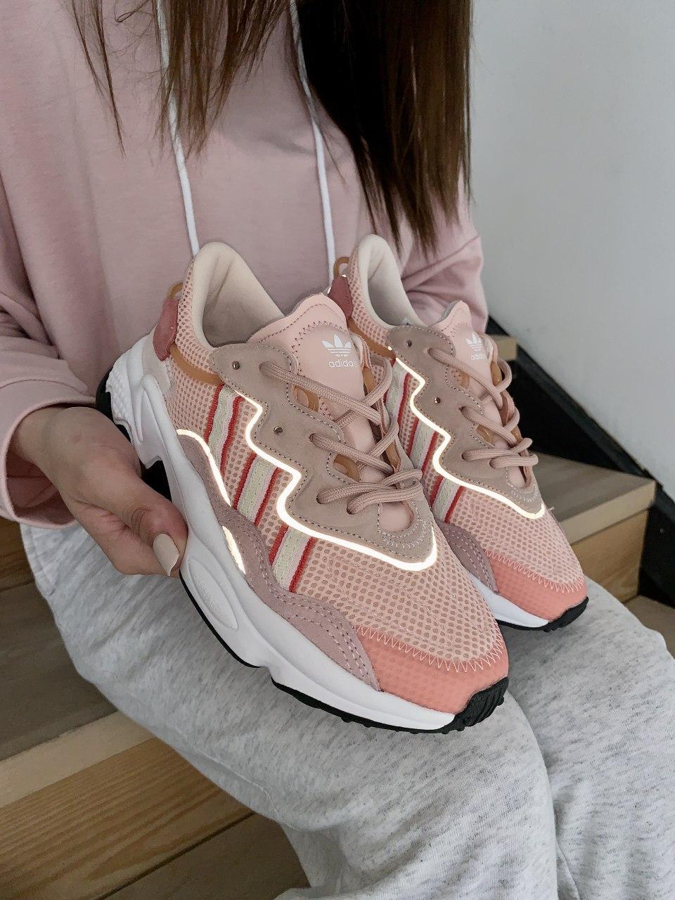 

Женские кроссовки Adidas Ozweego Pink / Адидас Озвиго Розовые 39, Розовый