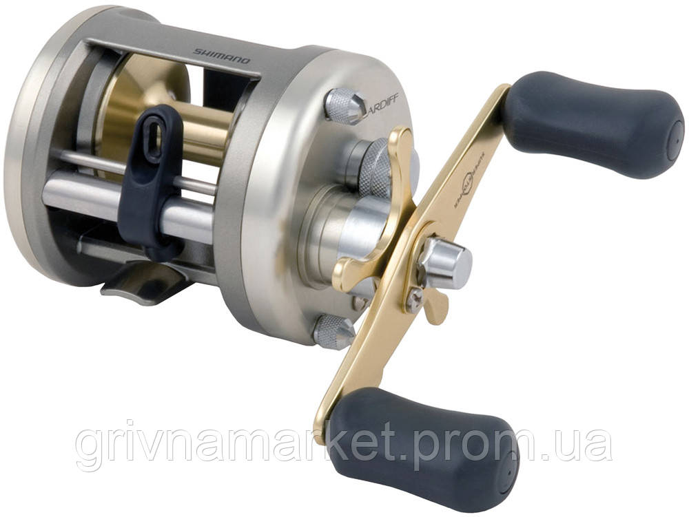 

Мультипликаторная катушка Shimano Cardiff 401A под левую руку CDF401A, КОД: 1581565