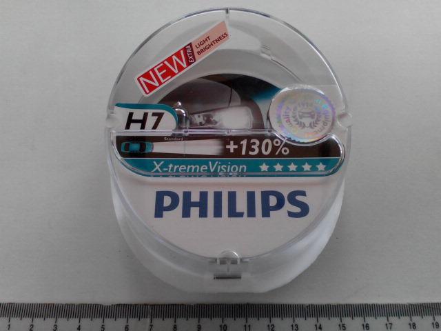 

Лампа PHILIPS H7 12v 55w X-treme Vision (+130%) (12972 XV New) 2 шт.