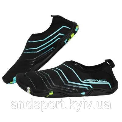 

Обувь для пляжа и кораллов (аквашузы) SportVida SV-GY0005-R36 Size 36 Black/Blue