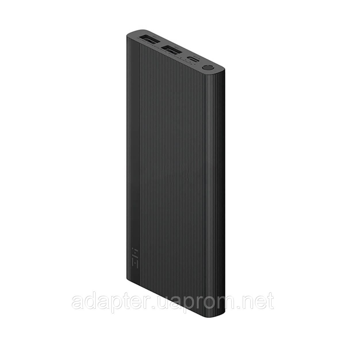 

Внешний аккумулятор ZMi Power Bank 10000 mAh 18W Dual Port USB-A/Type-C QC 3.0, PD 2.0 Black (JD810)