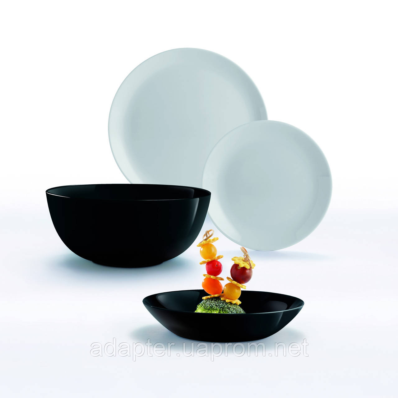 

Сервиз LUMINARC DIWALI BLACK & GRANIT, 19 предметов (6471669)
