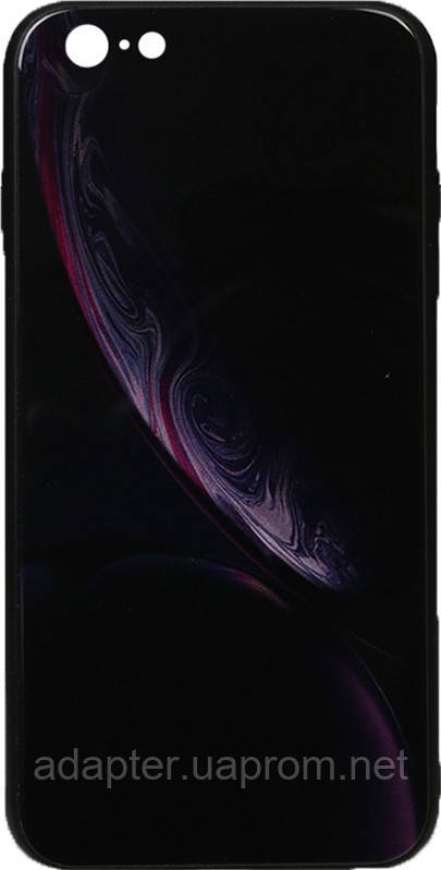 

Чехол-накладка TOTO Print Glass Space Case для Apple iPhone 6/6s Black (F_96023)