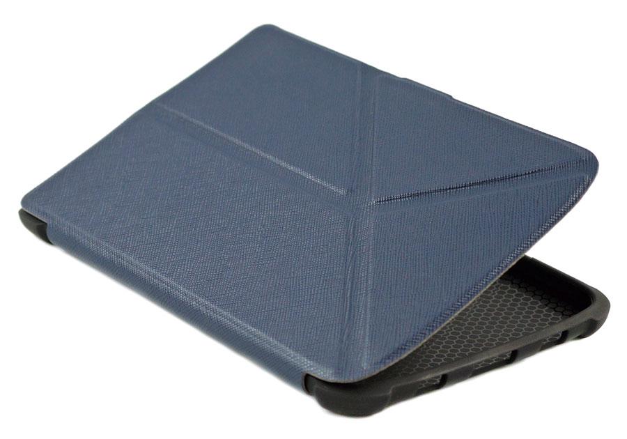 Обкладинка на PocketBook 617 Ink Black - орігамі синя мал. 1