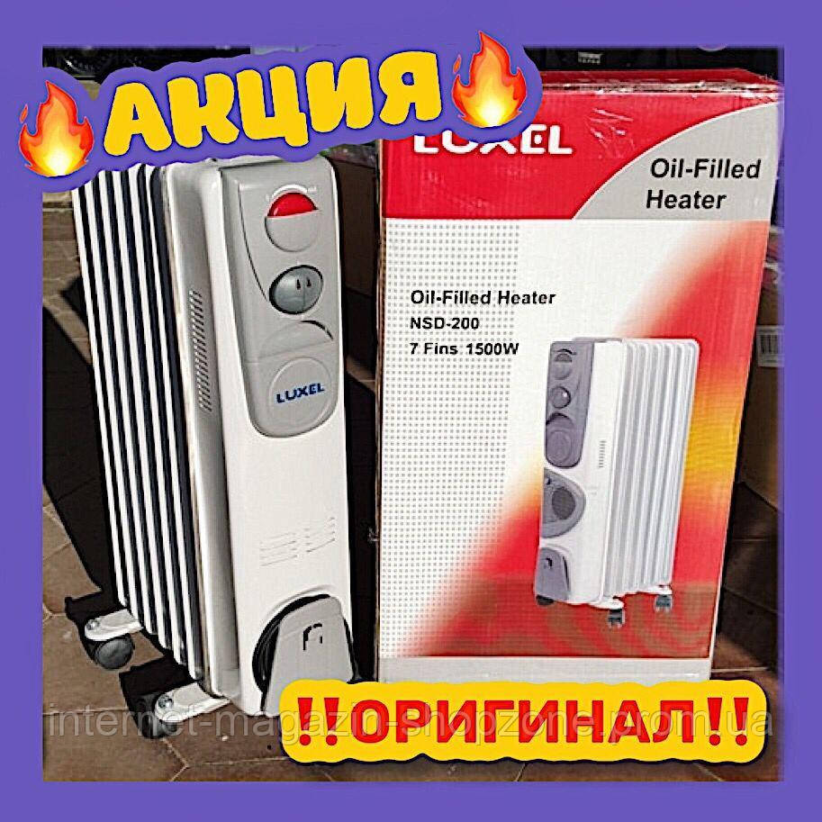 

Масляный электрический радиатор LUXEL 1500W на 7 Секций. Оригинал!