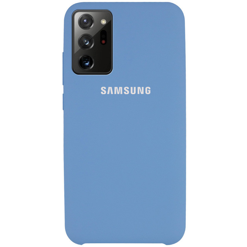 

Чехол Silicone Cover (AAA) для Samsung Galaxy Note 20 Ultra, Синий / denim blue