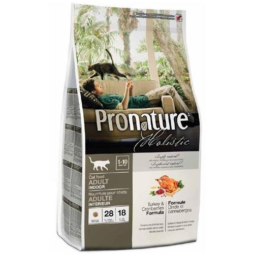 

Сухой корм Pronature Holistic Adult Turkey&Cranberries с индейкой и клюквой, для котов всех пород, 0.34 кг