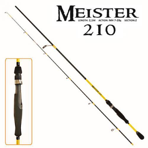 

Спиннинг штекерный "Meister" 2.1м 7-28г 2к в чехле