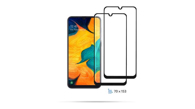 

Комплект 2 в 1 захисне скло 2E для Samsung Galaxy A30(A305)/A50(A505), 2.5D FCFG, black border