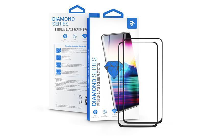 

Комплект 2 в 1 захисне скло 2E для Samsung Galaxy M31, 2.5D FCFG, black border