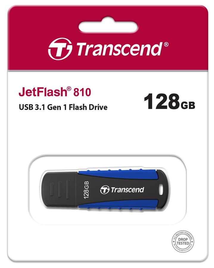 

Накопичувач Transcend 128GB USB 3.1 JetFlash 810 Rugged