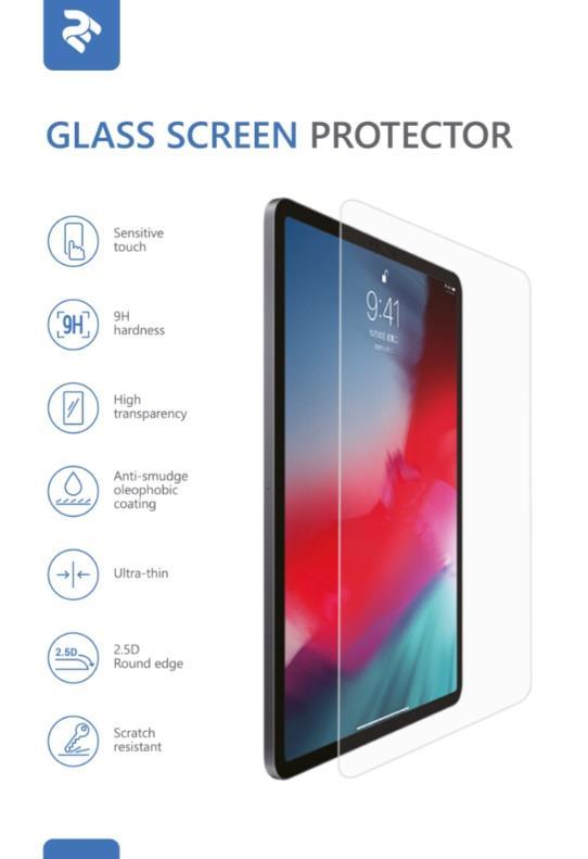 

Захисне скло 2E Apple iPad Pro 12.9 (2018-2020) 2.5D clear