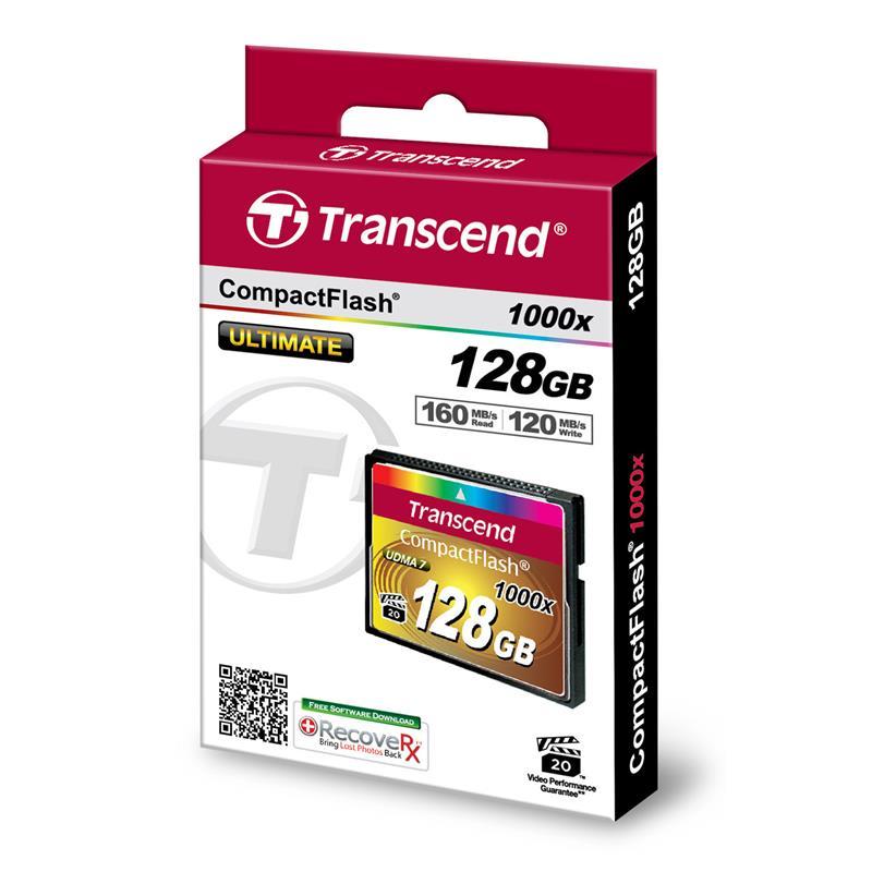 

Карта пам'ятi Transcend 128GB CF 1000X