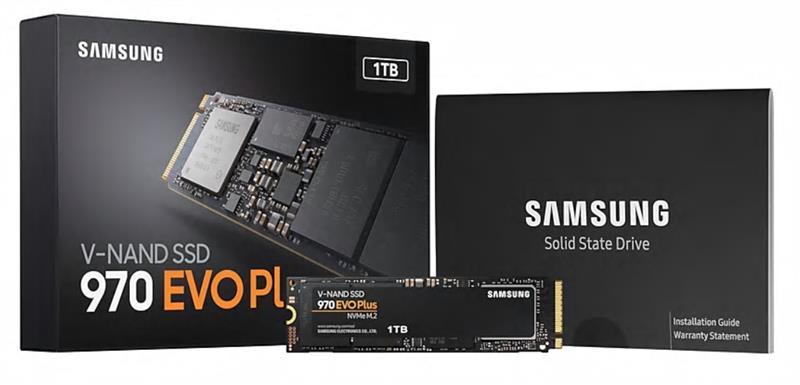 

Твердотільний накопичувач SSD M.2 Samsung 1TB 970 EVO PLUS NVMe PCIe 3.0 4x 2280 3-bit MLC