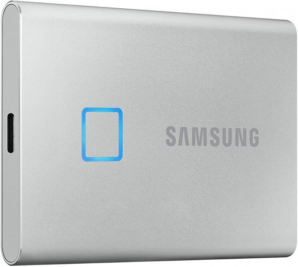 

Портативний SSD 2TB USB 3.1 Gen 2 Samsung T7 Touch Silver