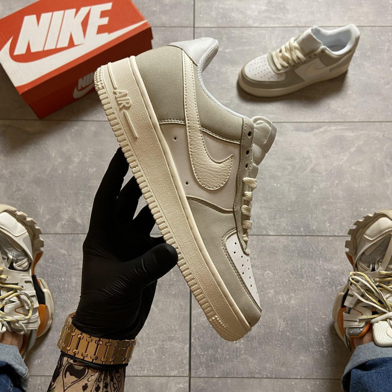 

Женские кроссовки Nike Air Force 1 07 PRM Beige / Найк Аир Форс 1 07 ПРМ Бежевые 37, Бежевый