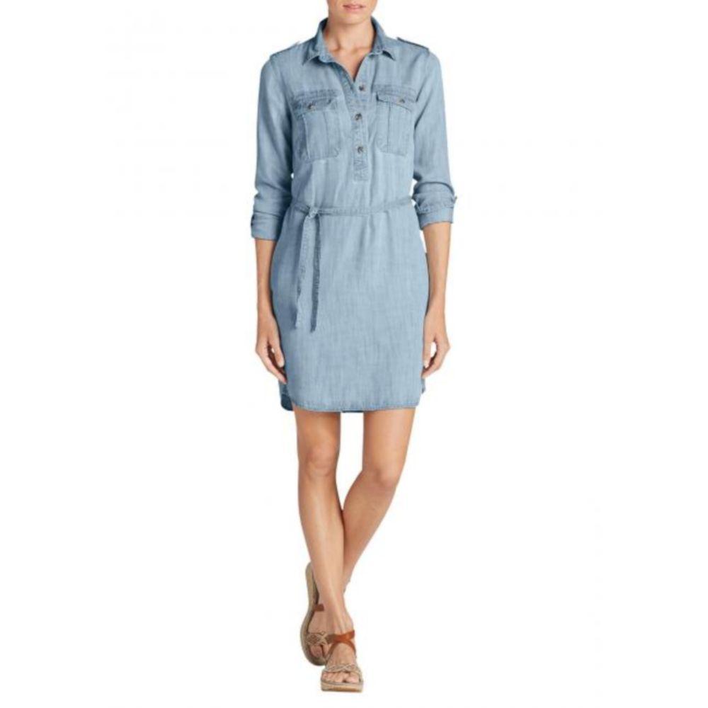 

Платье Eddie Bauer Womens Tranquil Embroidered Dress Lt BLUE 44 Светло-голубой 0060LBL-44, КОД: 1212719