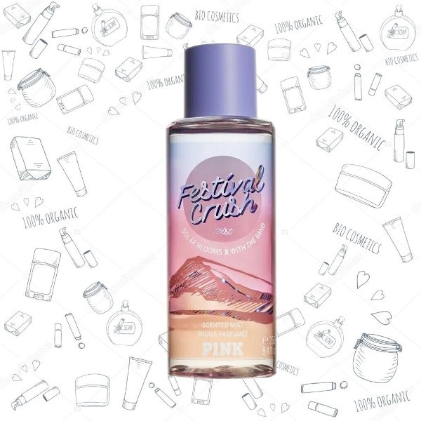 

Парфюмированный спрей для тела Victoria's Secret Pink Love Fest Scented Mist FESTIVAL CRUSH