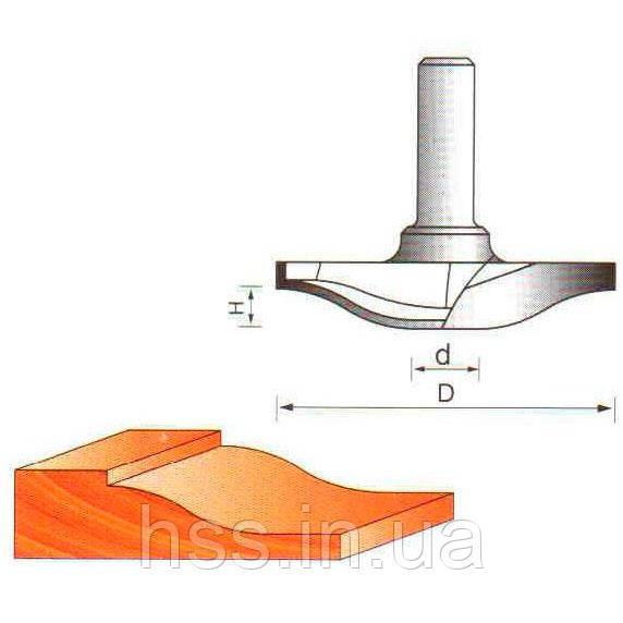 

Фреза ГЛОБУС 2404 D60 d12 h9 фигирейная горизонтальная